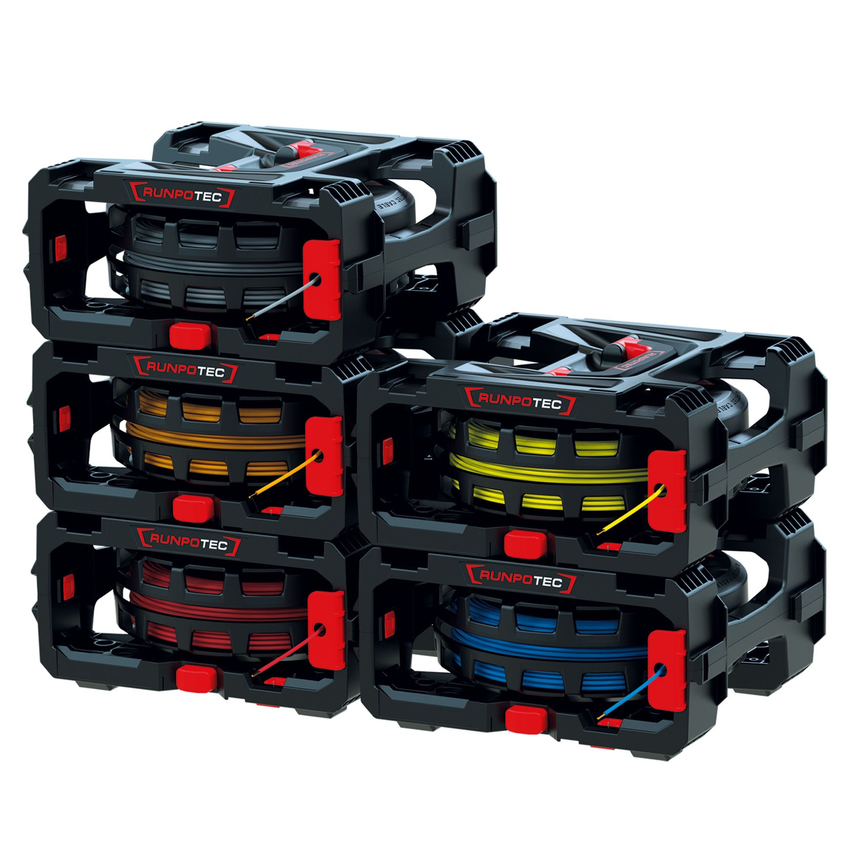 RUNPOTEC 10215 Odvíječ jednožilových vodičů, drátů a kabelů CB 260 Cable Box (1 kabelový box) RUNPOTEC 10215 Odvíječ jednožilových vodičů, drátů a kabelů CB 260 Cable Box (1 kabelový box)